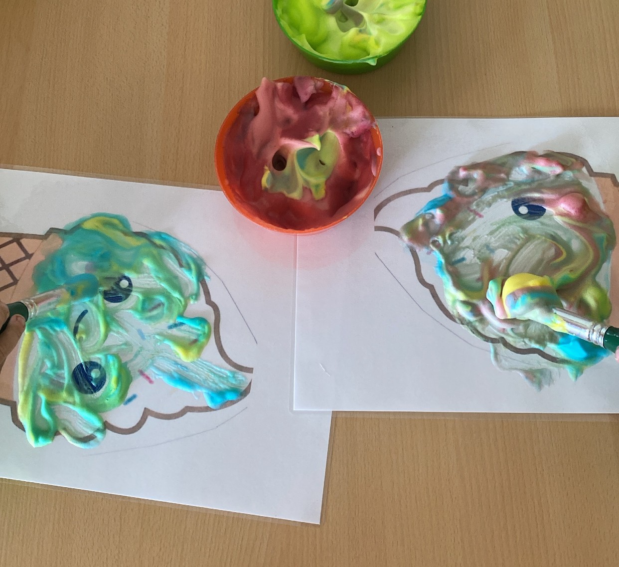 gro-up ijsjes maken