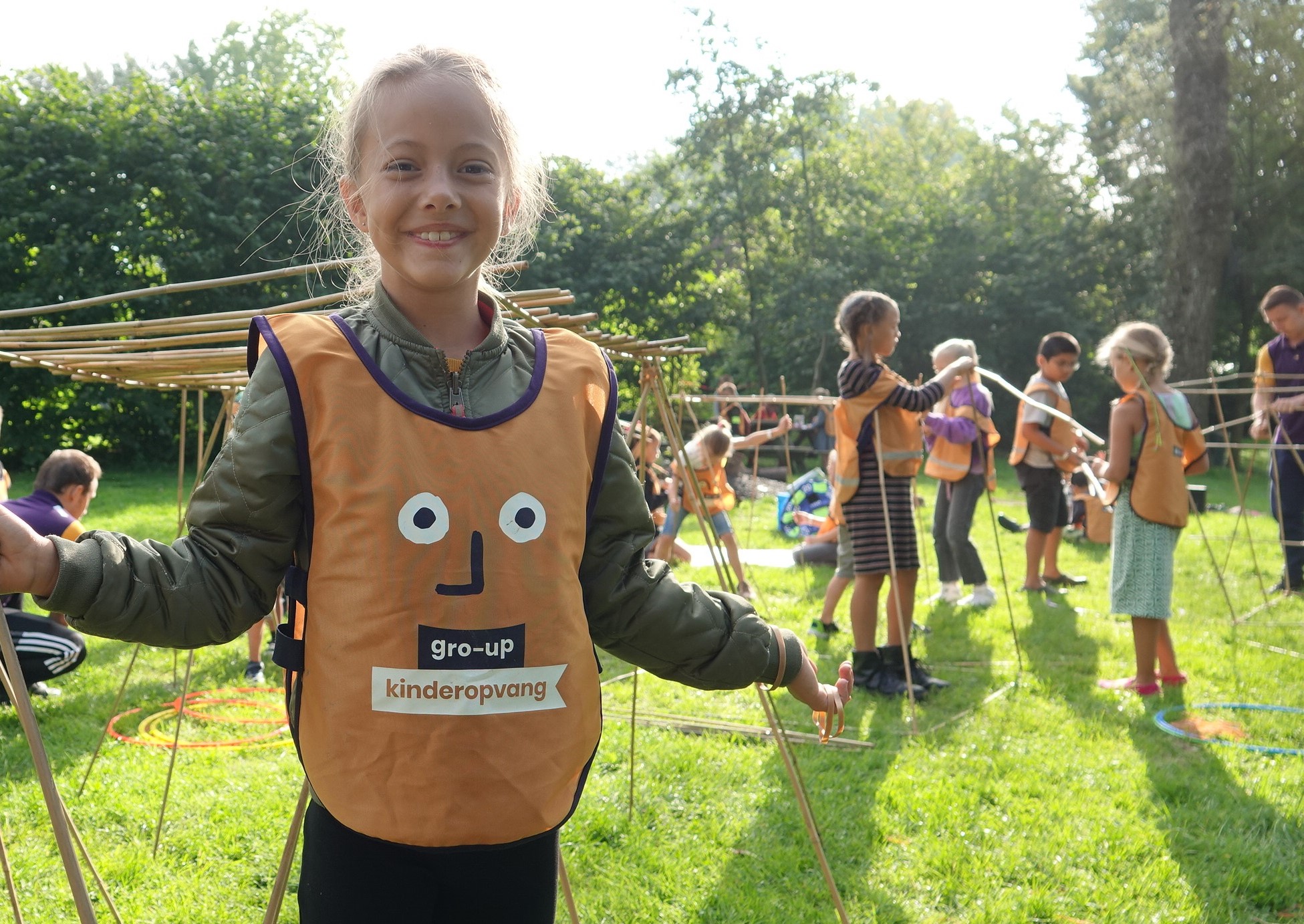 gro-up kinderen meisje op de campingweek in Dordrecht (1)