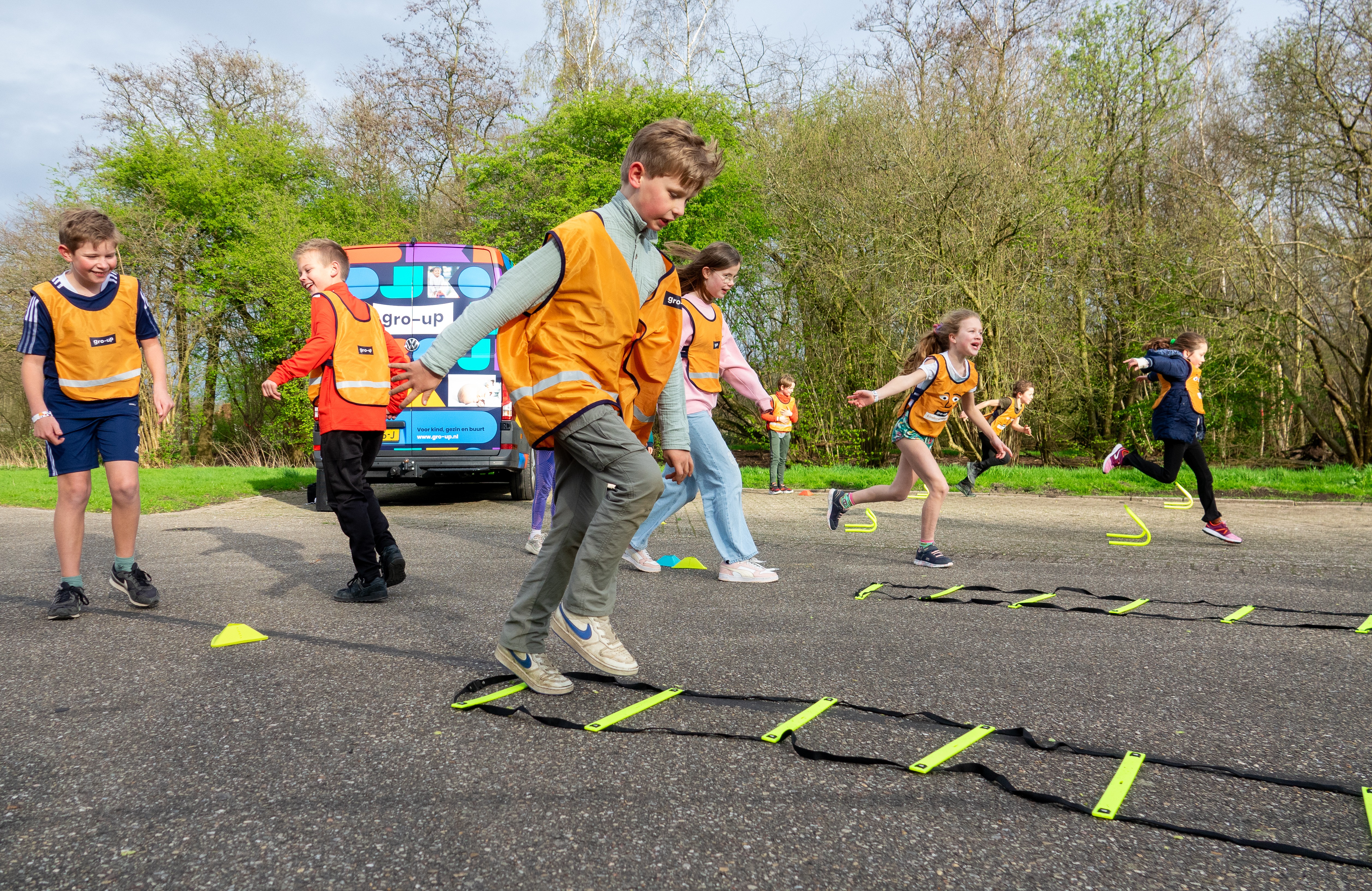 gro-up kinderen sportladder bij Fitclinic