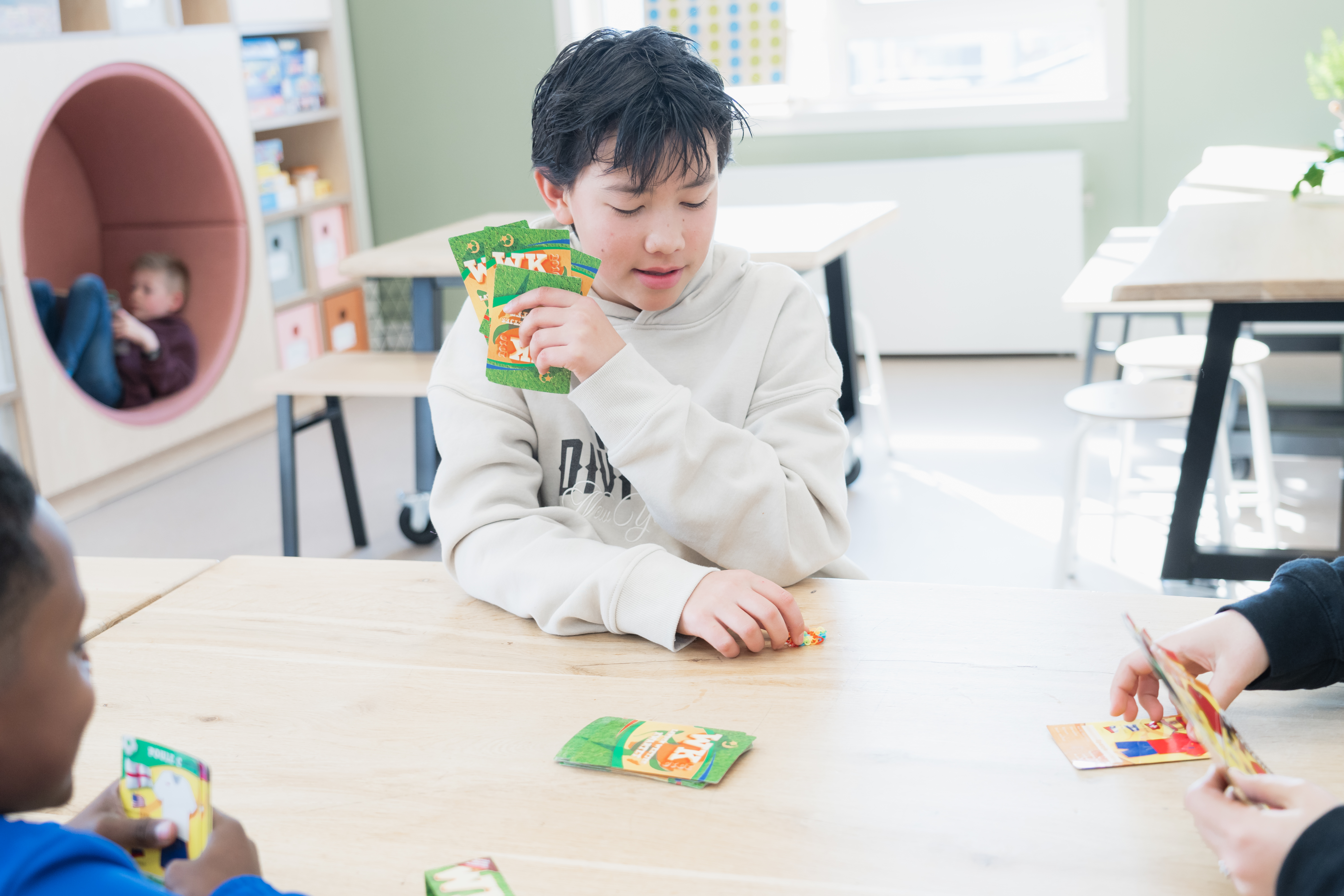 Kaarten op buitenschoolse opvang Opaal van gro-up