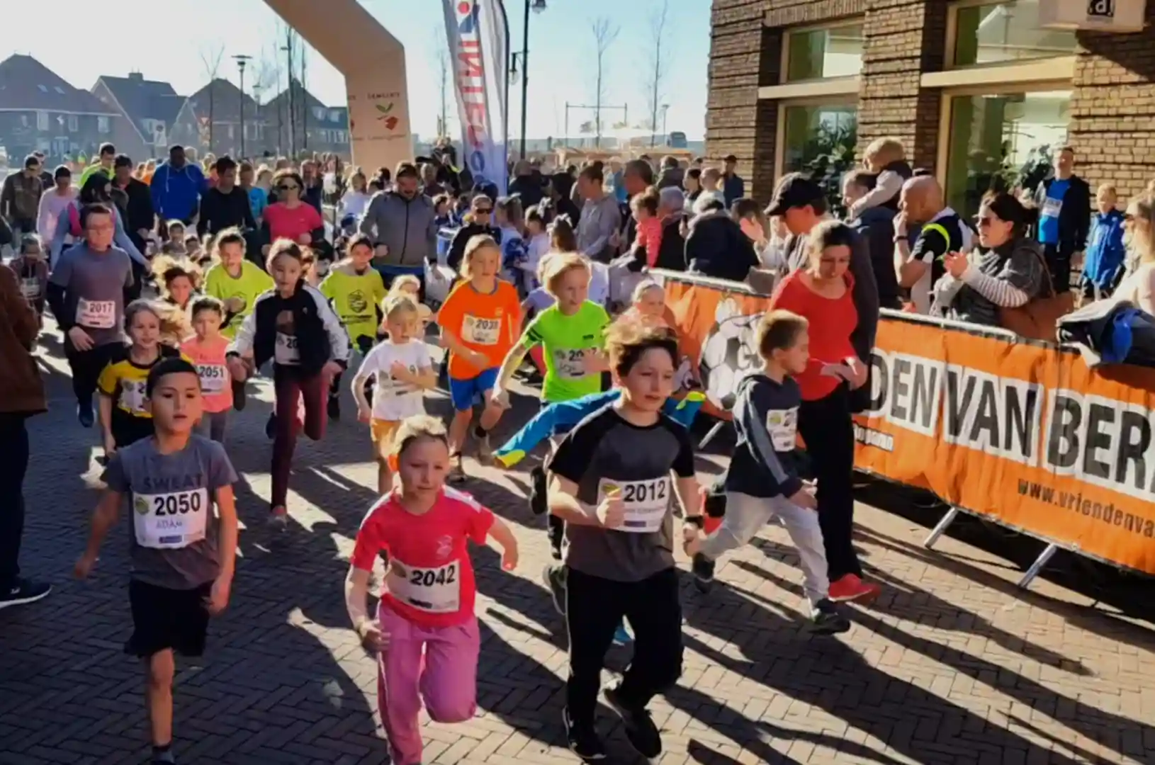 gro-up start van de Kids Run Lansingerland